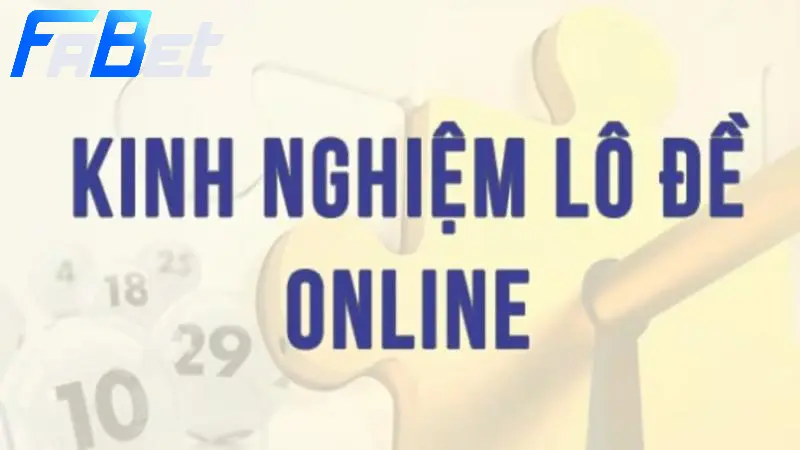 kinh nghiệm lô đề